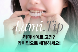 끼웠다 뺐다 하는 라미네이트
탈부착형 '라미팁'